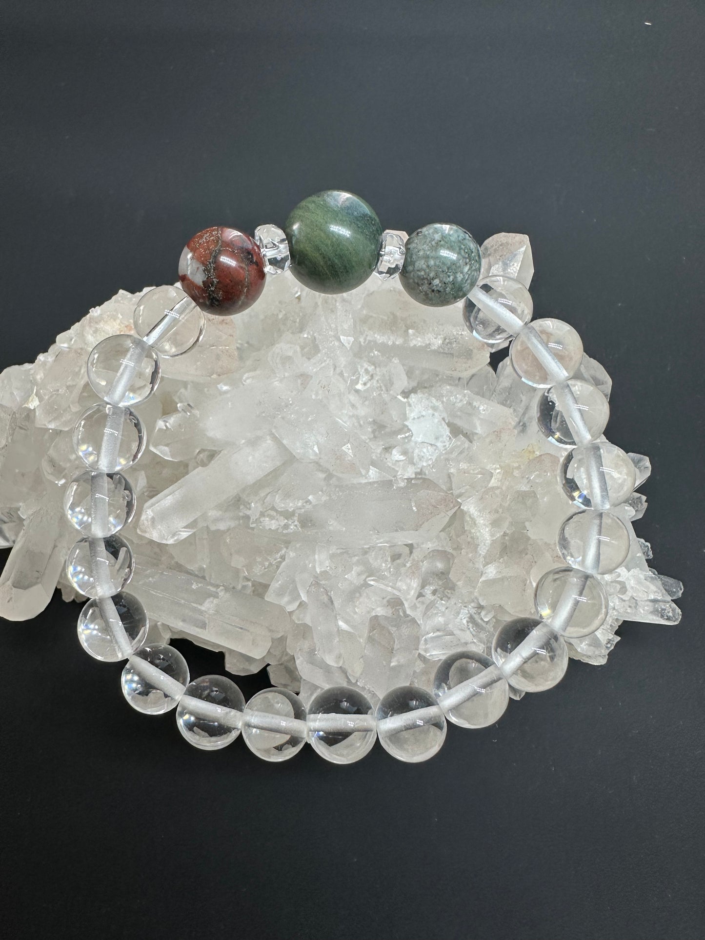 縄文×火×水 大地の護り石 パワーストーンブレスレット