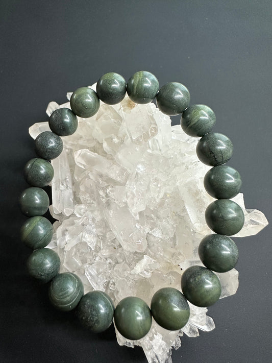 縄文のチカラ　アオトラ　10mmパワーストーンブレスレット