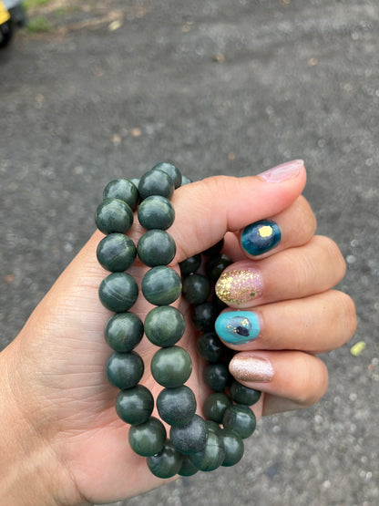 縄文のチカラ　アオトラ　10mmパワーストーンブレスレット