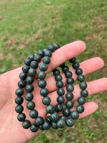 縄文のチカラ　アオトラ　8mmパワーストーンブレスレット