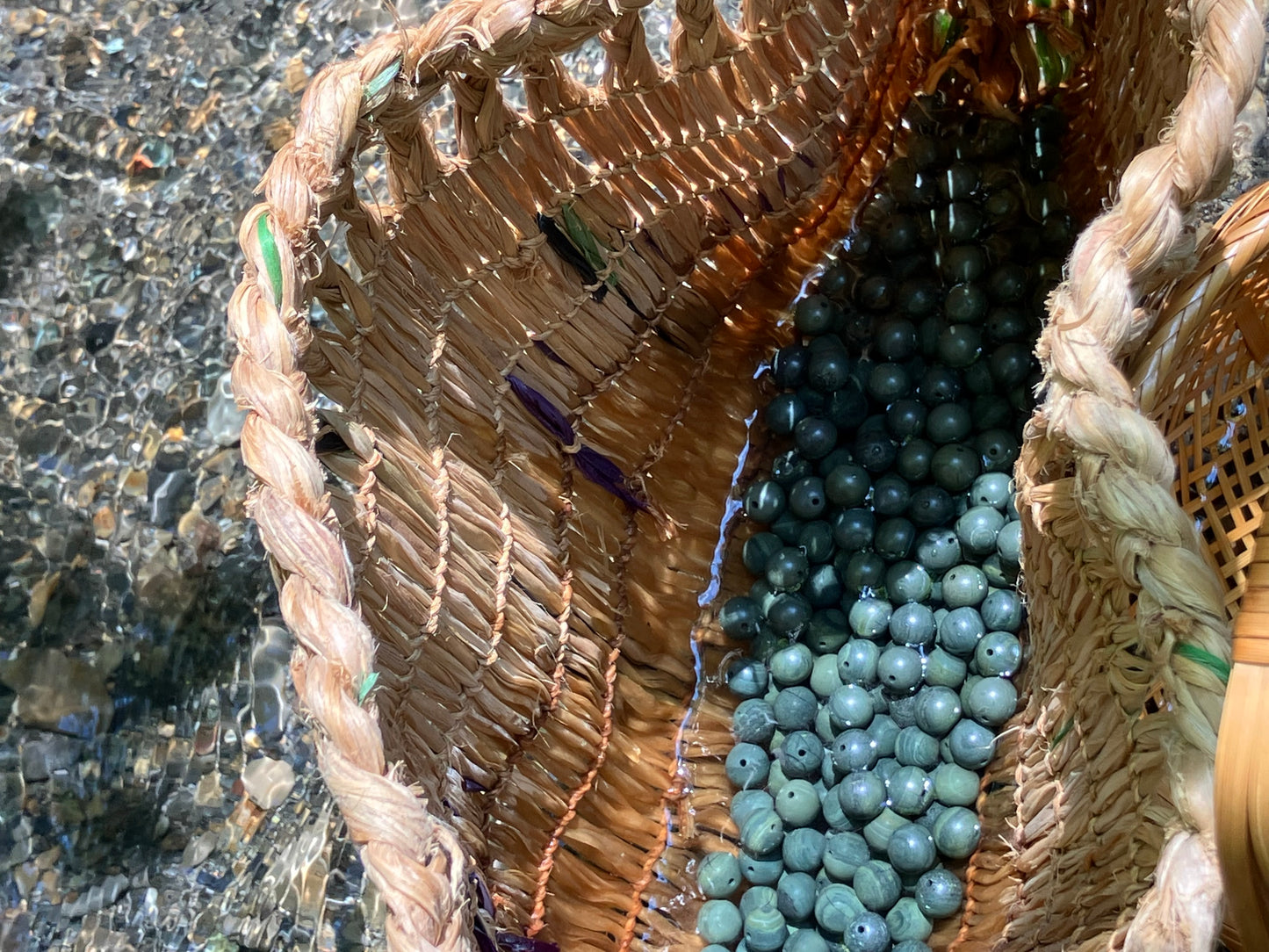 縄文のチカラ　アオトラ　10mmパワーストーンブレスレット